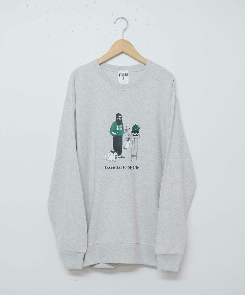 FUN｜Ojisan スウェット(サボテン) [[F-25070563]][D]