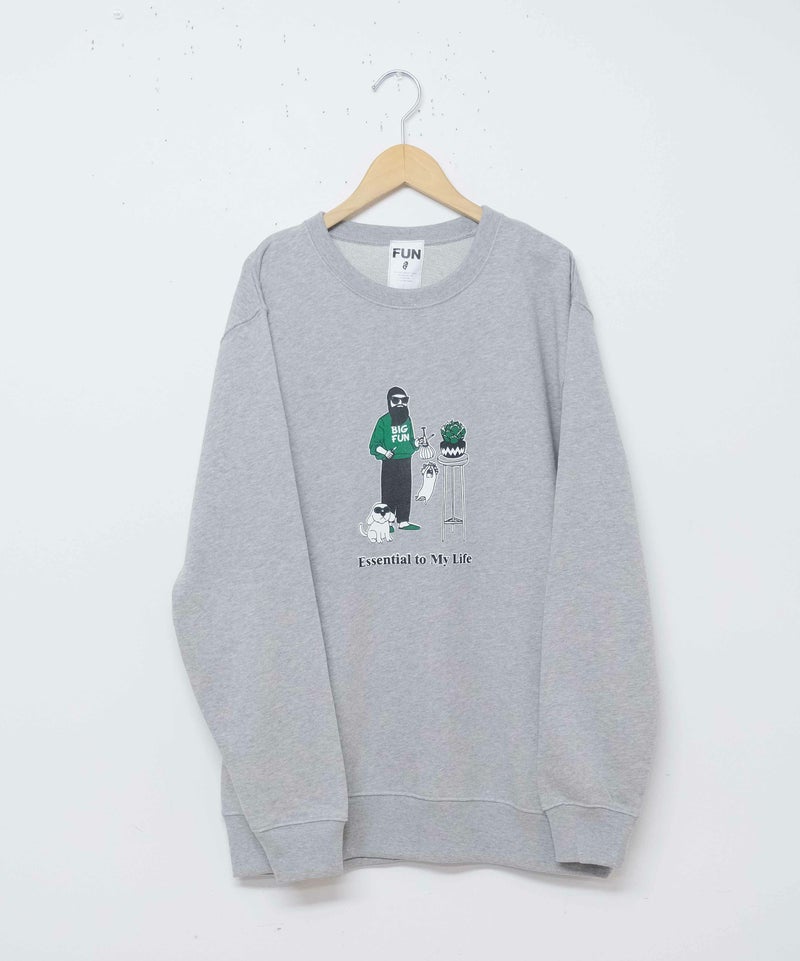 FUN｜Ojisan スウェット(サボテン) [[F-25070563]][D]