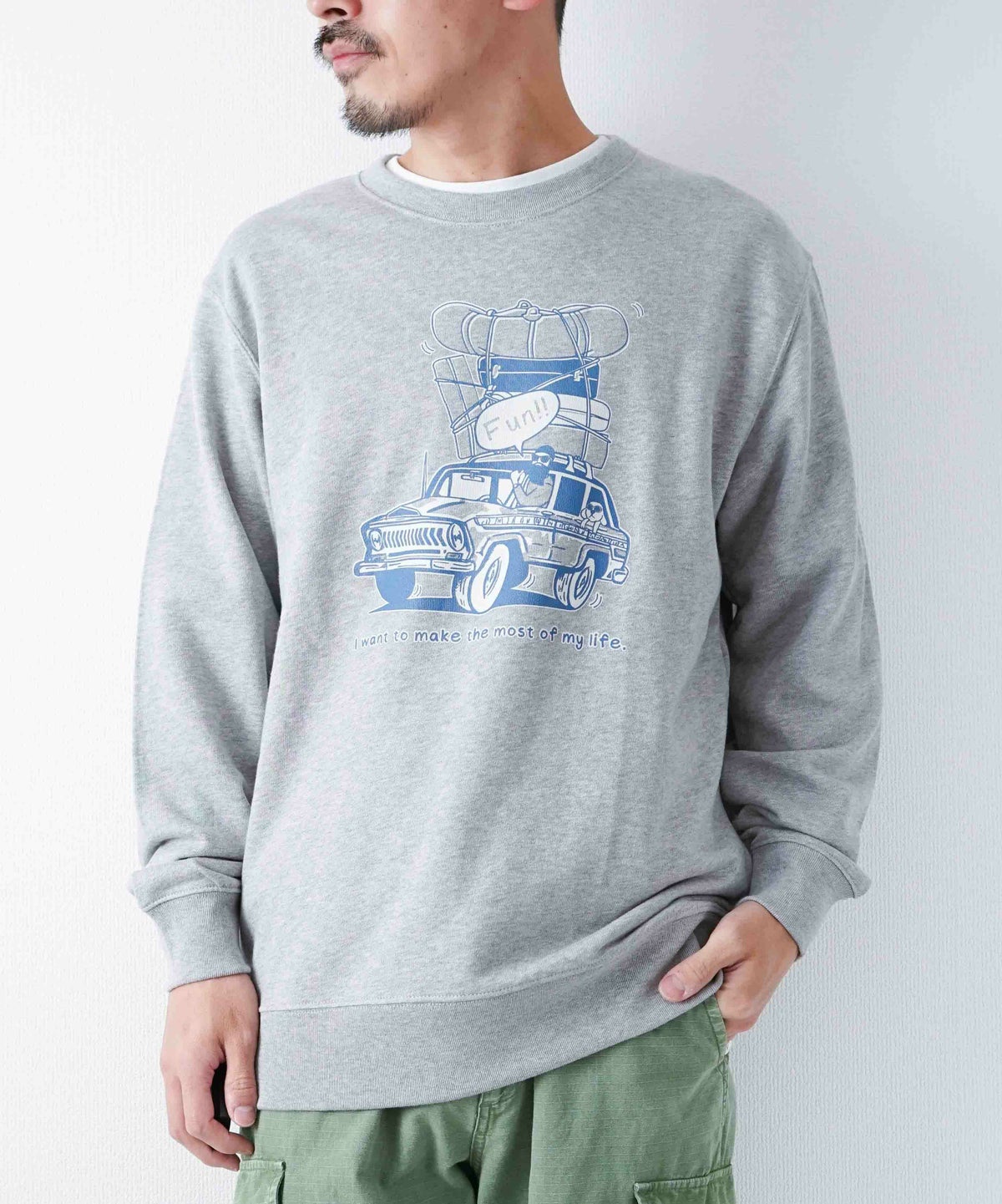 FUN｜OjisanCar スウェット(CAR) [[F-25070553]][D]