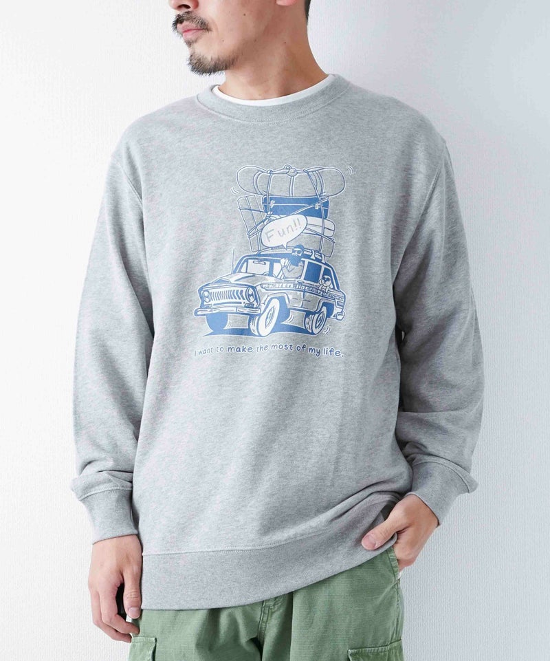 FUN｜OjisanCar スウェット(CAR) [[F-25070553]][D]