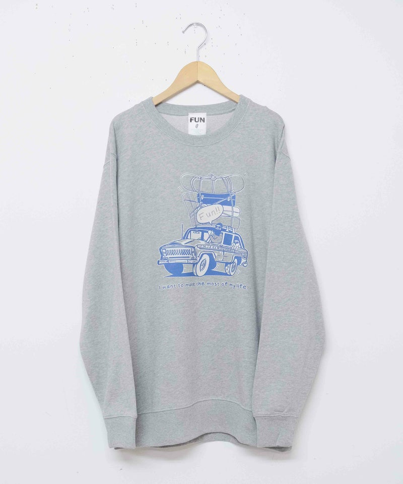 FUN｜OjisanCar スウェット(CAR) [[F-25070553]][D]