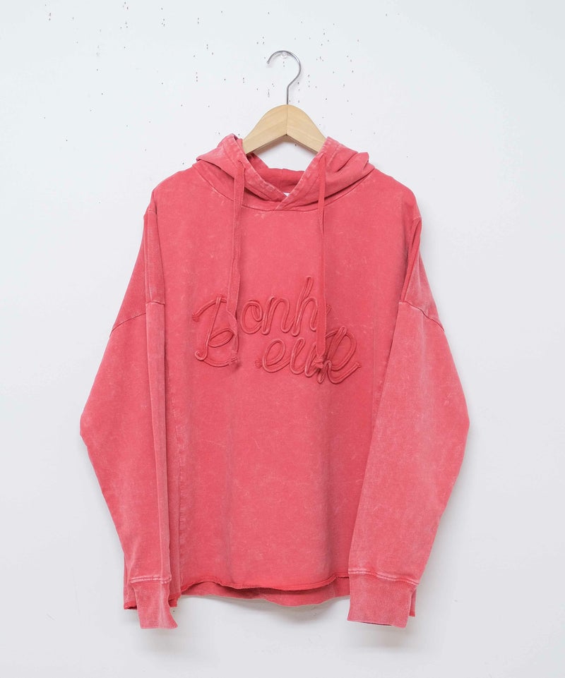 KAKELA & TRANQUIL｜コード刺繍ロゴフーディー [[12509-337-10]][D]