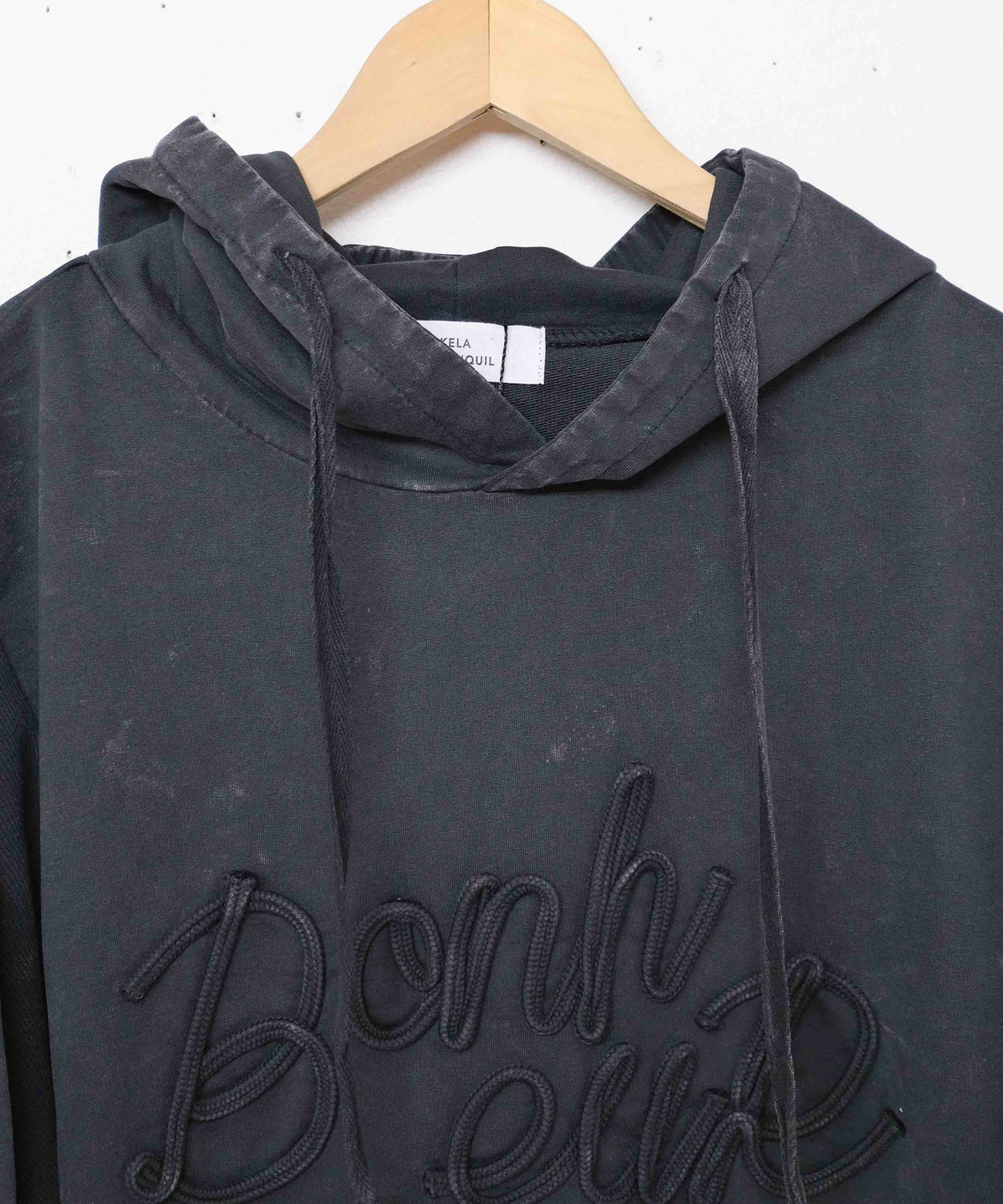 KAKELA & TRANQUIL｜コード刺繍ロゴフーディー [[12509-337-10]][D]