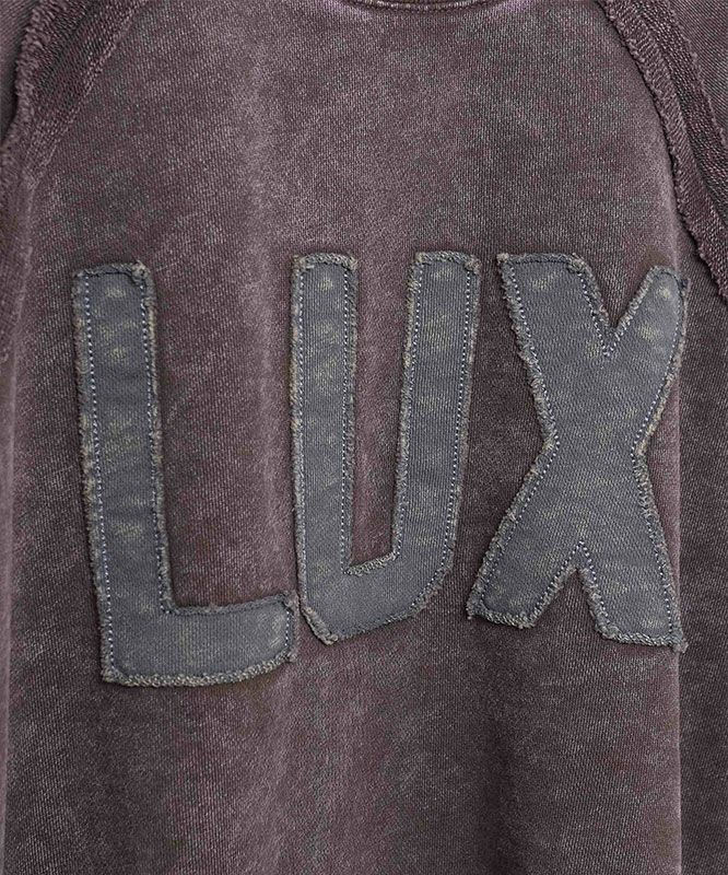 KAKELA & TRANQUIL｜共生地ロゴ切り替えスウェット [[12509-339-10]][D]