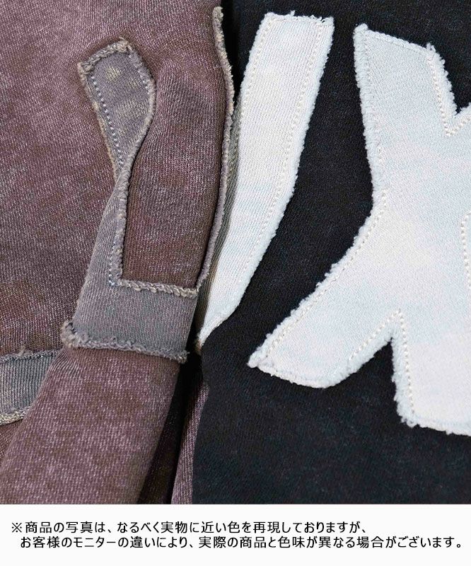 KAKELA & TRANQUIL｜共生地ロゴ切り替えスウェット [[12509-339-10]][D]