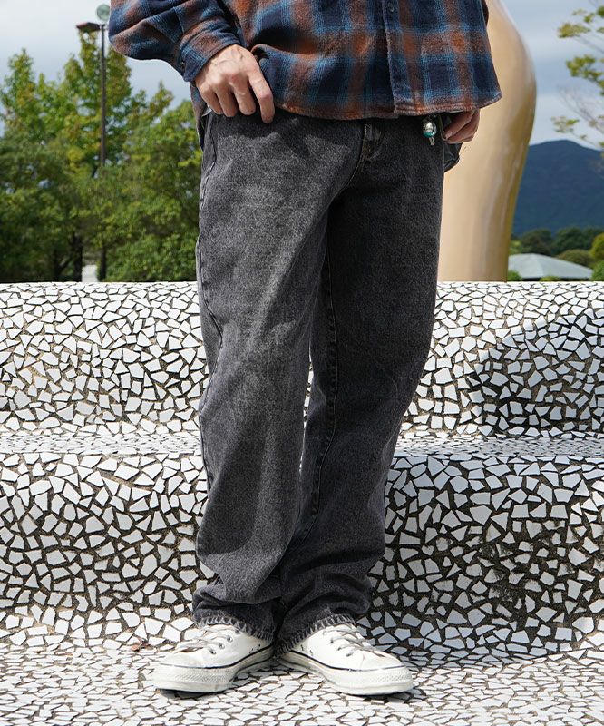 day standard｜ストレートデニム [[day-007-bk]][D]