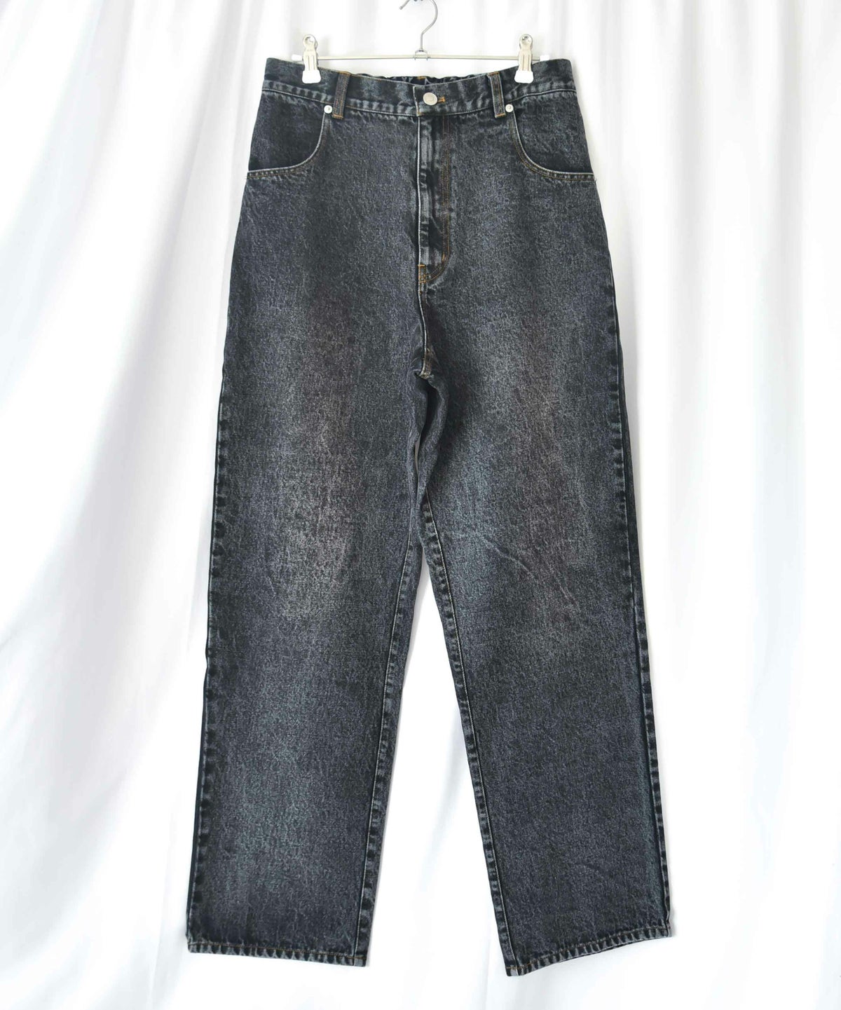 day standard｜ストレートデニム [[day-007-bk]][D]