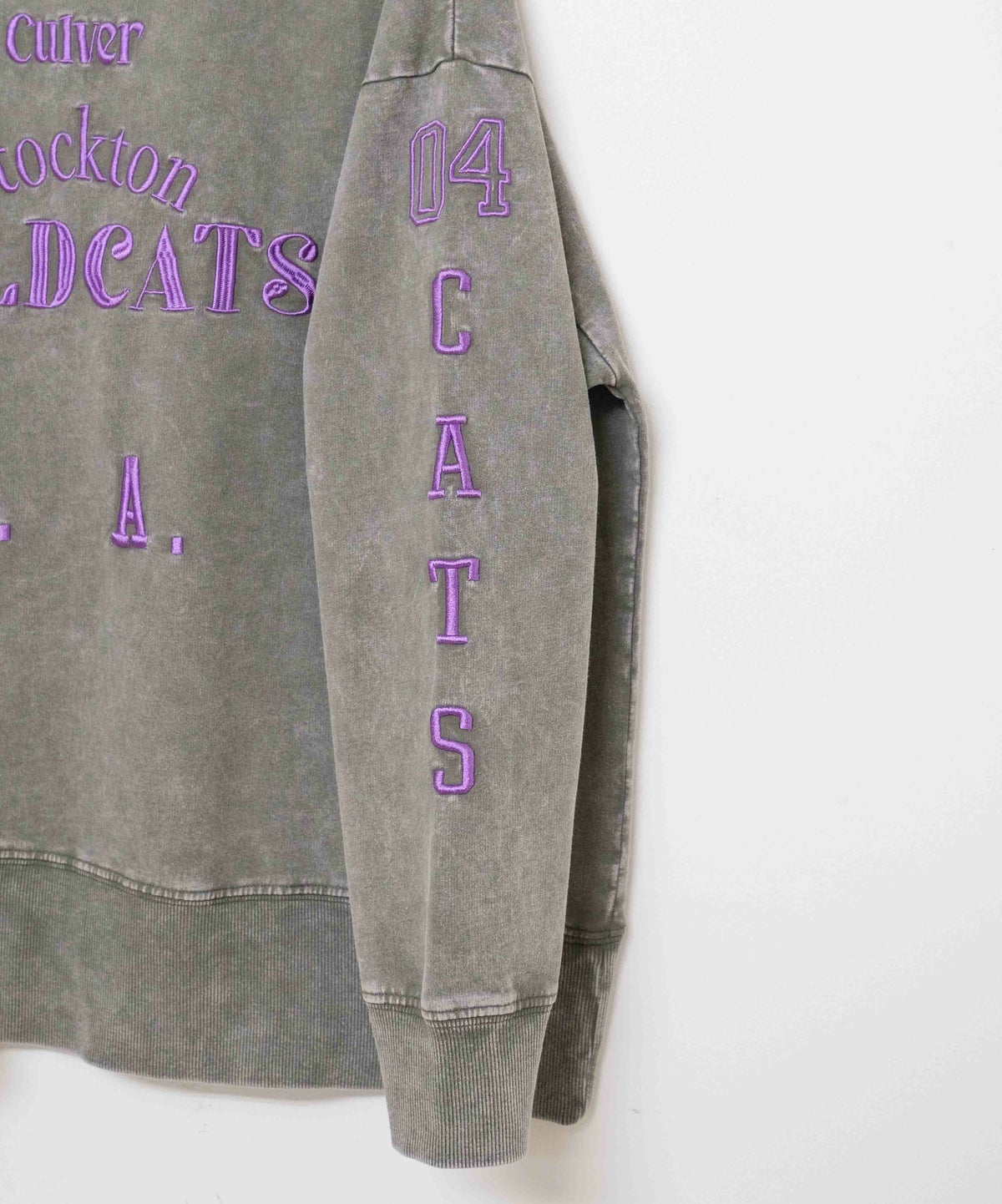 KAKELA & TRANQUIL｜ロングスウェット刺繍ロゴ [[12510-366-10]][D]