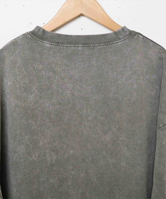 KAKELA & TRANQUIL｜ロングスウェット刺繍ロゴ [[12510-366-10]][D]