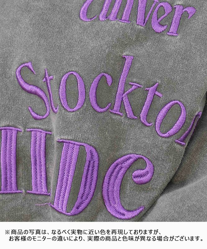 KAKELA & TRANQUIL｜ロングスウェット刺繍ロゴ [[12510-366-10]][D]