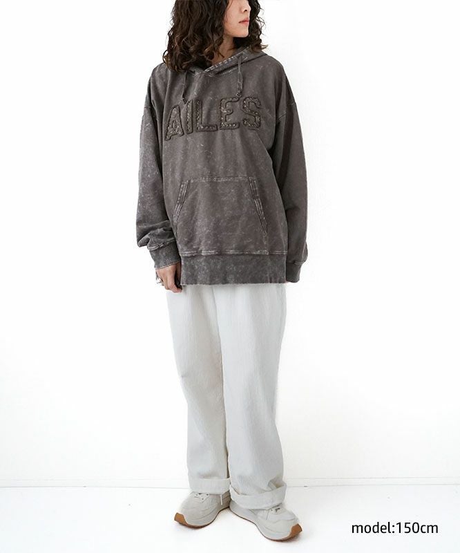 KAKELA & TRANQUIL｜プルパーカーロゴたたきつけ [[12510-367-10]][D]