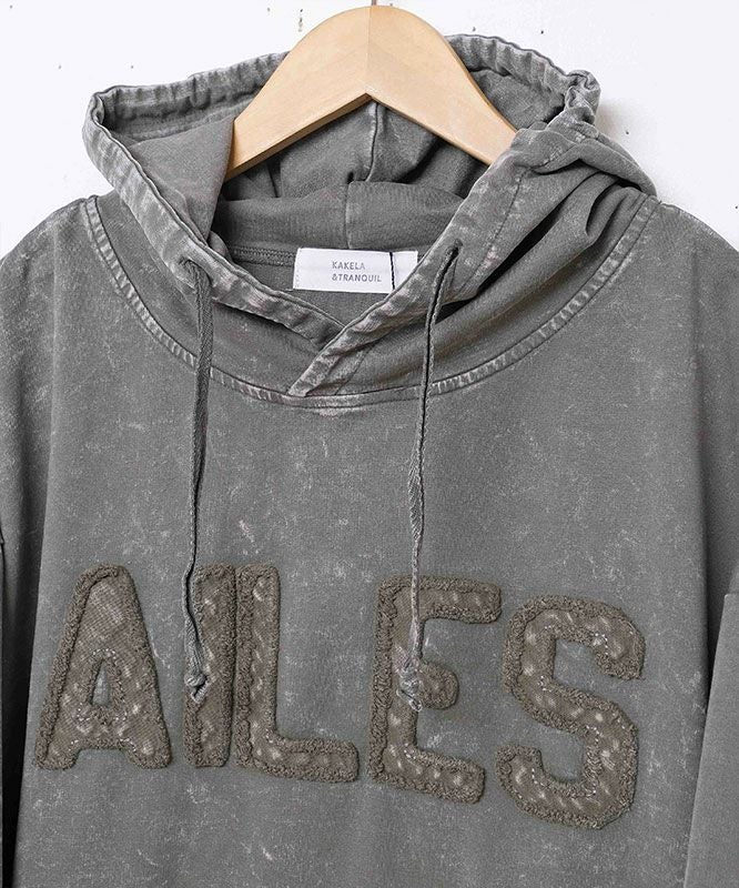 KAKELA & TRANQUIL｜プルパーカーロゴたたきつけ [[12510-367-10]][D]