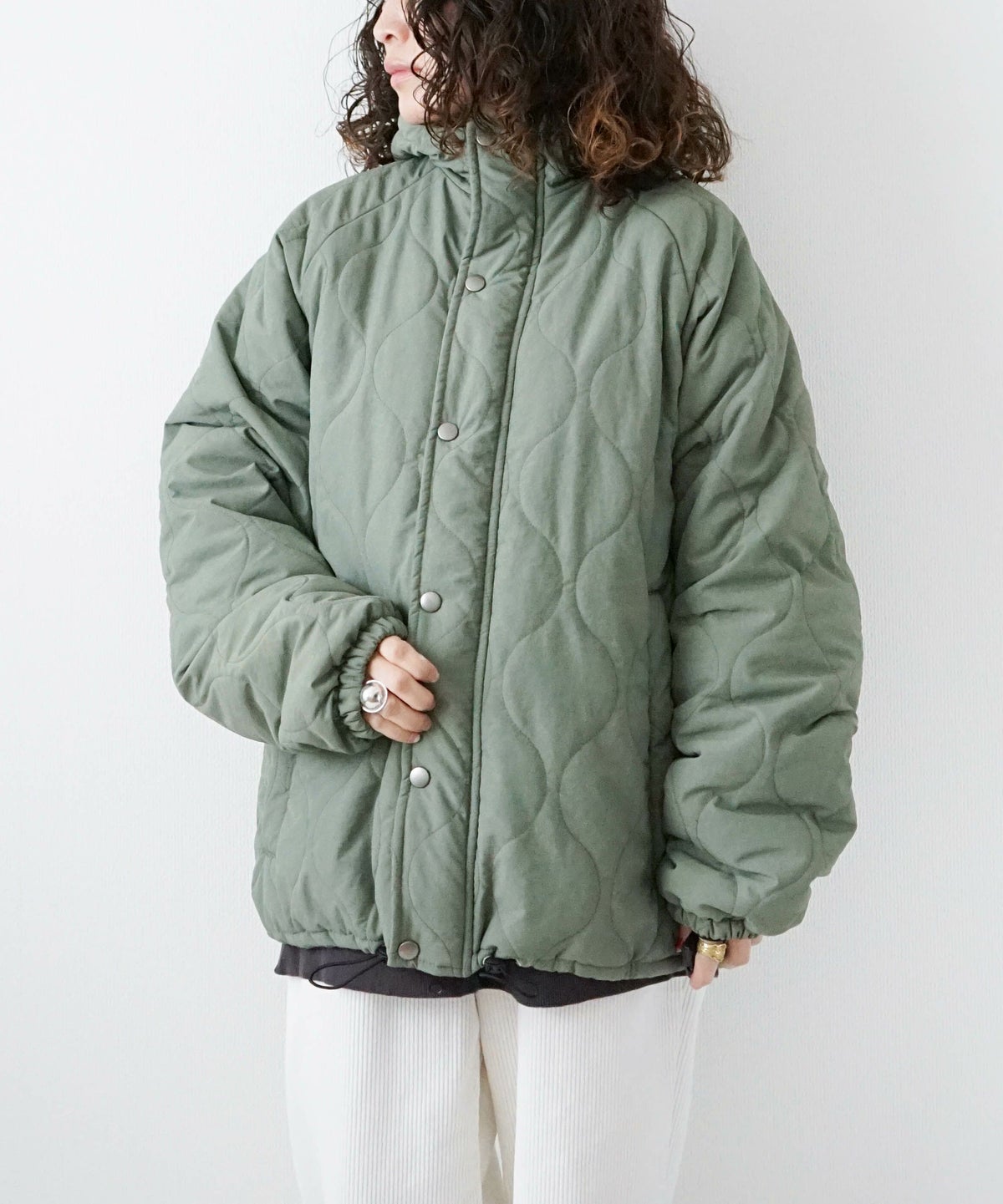 day standard｜キルティングフーデッドアウター [[d-c-015]][D]