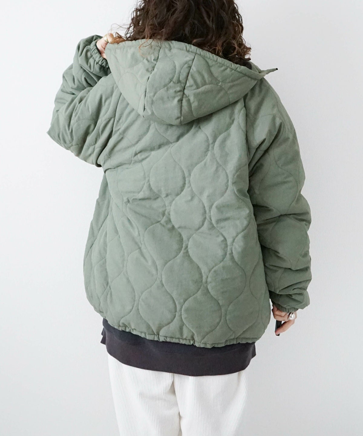 day standard｜キルティングフーデッドアウター [[d-c-015]][D]