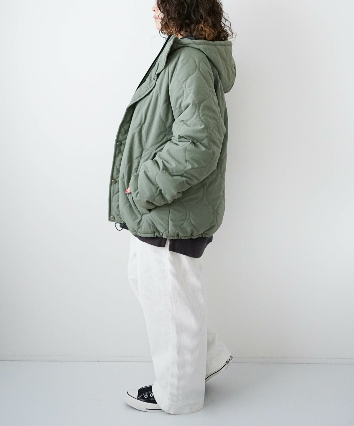 day standard｜キルティングフーデッドアウター [[d-c-015]][D]