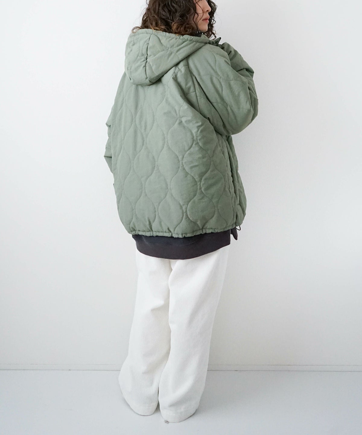 day standard｜キルティングフーデッドアウター [[d-c-015]][D]