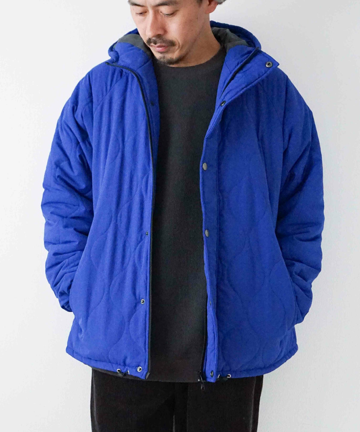 day standard｜キルティングフーデッドアウター [[d-c-015]][D]