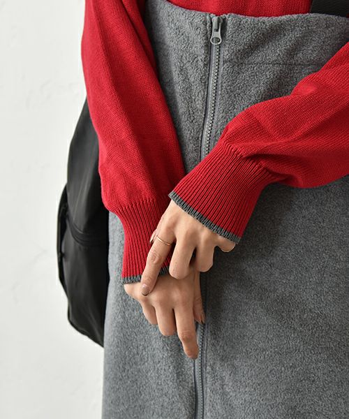 Our.｜袖口配色タートルニット [[MT-0461]][C]