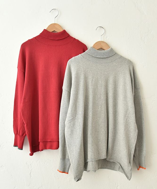 Our.｜袖口配色タートルニット [[MT-0461]][C] 基本情報 商品画像設定 バリエーション バリエーション詳細 バリエーション在庫 バリエーション価格 コメント設定 レイアウト・SEO設定