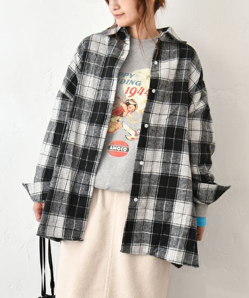 IN THE MARKET｜オーバーチェック柄シャツ [[C-2516]][C]