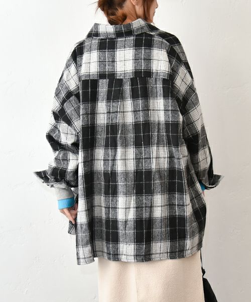 IN THE MARKET｜オーバーチェック柄シャツ [[C-2516]][C]