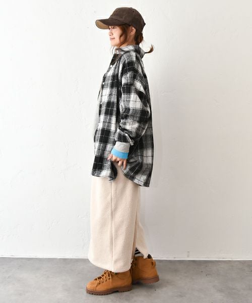 IN THE MARKET｜オーバーチェック柄シャツ [[C-2516]][C]