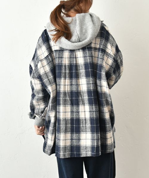 IN THE MARKET｜オーバーチェック柄シャツ [[C-2516]][C]