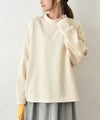 Our.｜カットリブ素材　モックネックプルオーバー [[C-9044]][C]