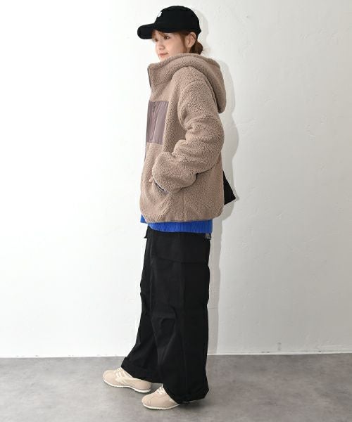 IN THE MARKET｜フードボアブルゾン [[HU-925581]][C]