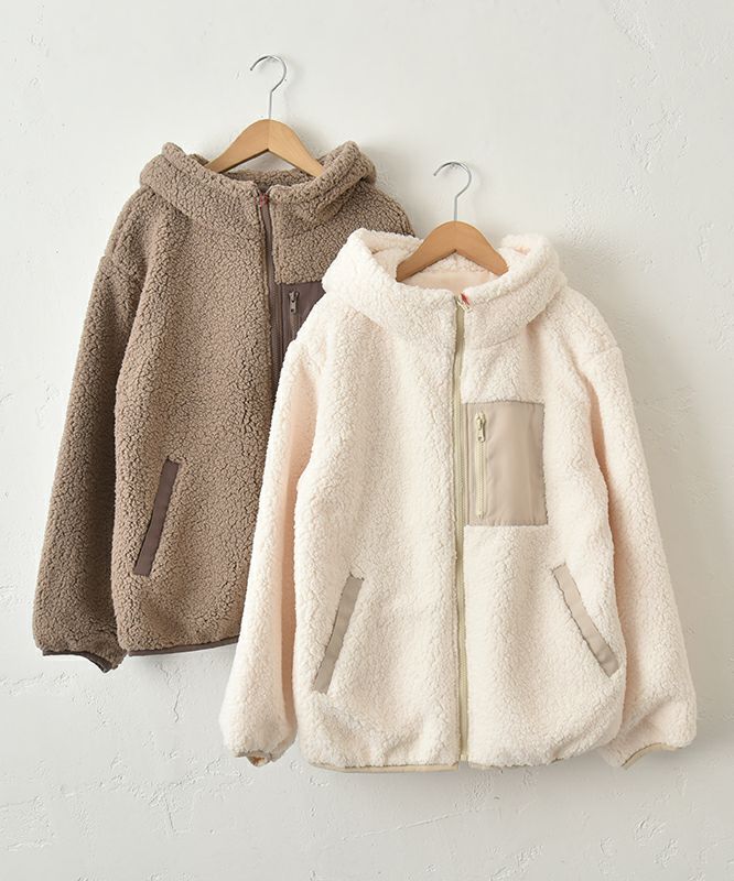 IN THE MARKET｜フードボアブルゾン [[HU-925581]][C]