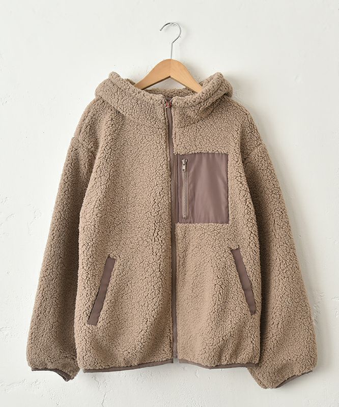 IN THE MARKET｜フードボアブルゾン [[HU-925581]][C]