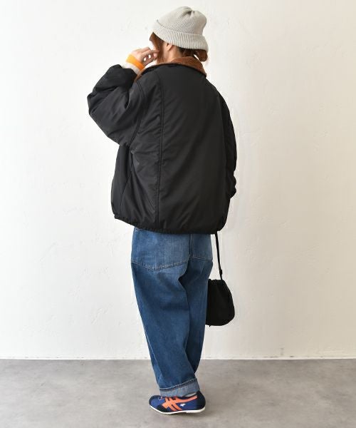 IN THE MARKET｜フリース スタンドミドルブルゾン [[HUG-1553F613]][C]