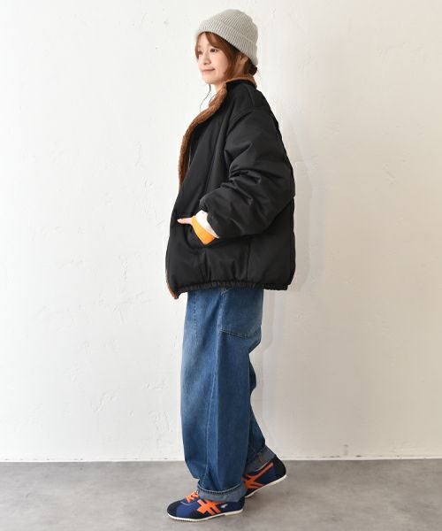 IN THE MARKET｜フリース スタンドミドルブルゾン [[HUG-1553F613]][C]