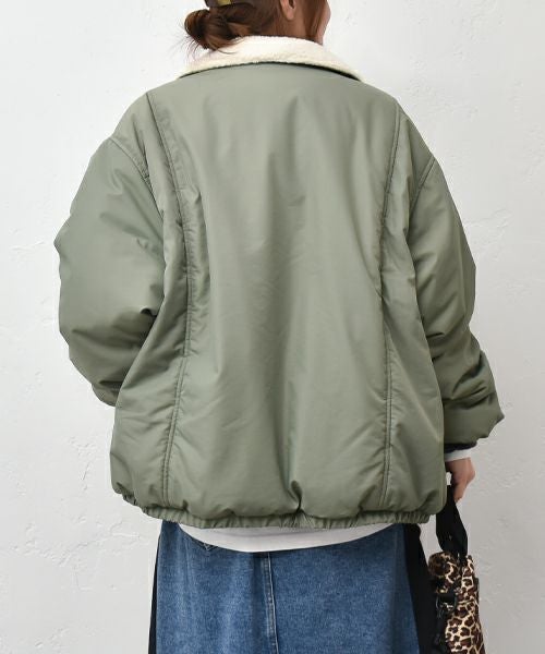 IN THE MARKET｜フリース スタンドミドルブルゾン [[HUG-1553F613]][C]