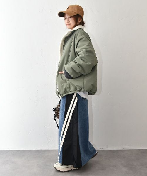 IN THE MARKET｜フリース スタンドミドルブルゾン [[HUG-1553F613]][C]