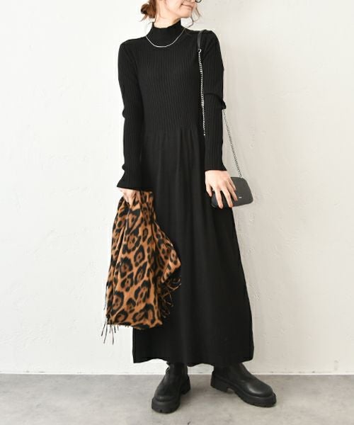 HUMS｜シャギーニットセットワンピース [[RNK-251201]][C]