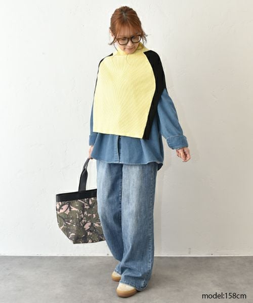 Ampersand｜プリントトートバッグ(L) [[ME-25303]][C]