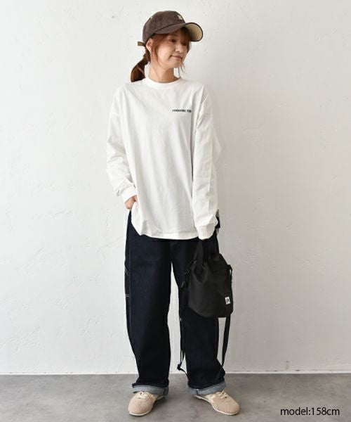 IN THE MARKET｜ラウンドヘムBIGシルエットプリントロンT [[40015352]][C]