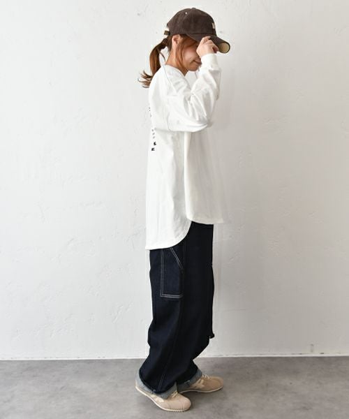 IN THE MARKET｜ラウンドヘムBIGシルエットプリントロンT [[40015352]][C]