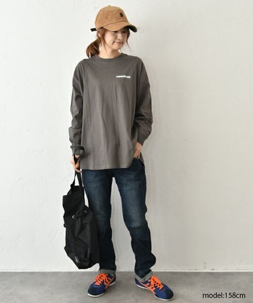 IN THE MARKET｜ラウンドヘムBIGシルエットプリントロンT [[40015352]][C]