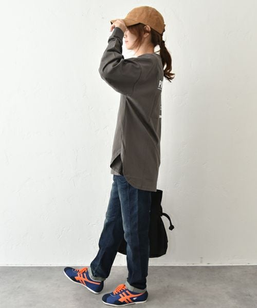 IN THE MARKET｜ラウンドヘムBIGシルエットプリントロンT [[40015352]][C]