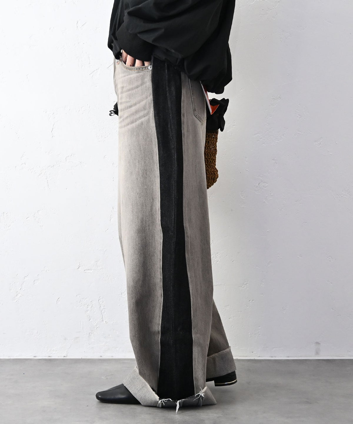 LANCER CLOTHING CORPORATION｜2トーンリメイクデニムパンツ [[LCMD-069]][C]