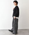 hagumu｜チェックイージータックパンツ [[95269081]][C]
