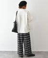 hagumu｜チェックイージータックパンツ [[95269081]][C]