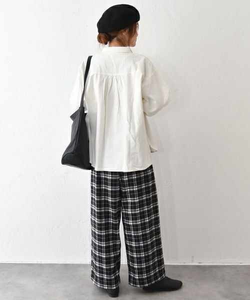 hagumu｜チェックイージータックパンツ [[95269081]][C]