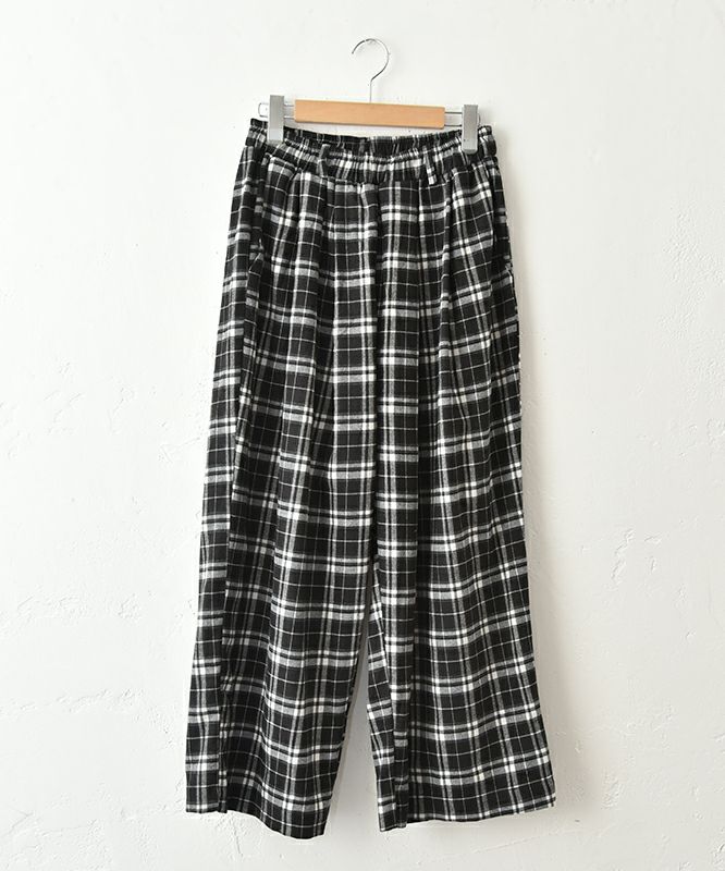 hagumu｜チェックイージータックパンツ [[95269081]][C]