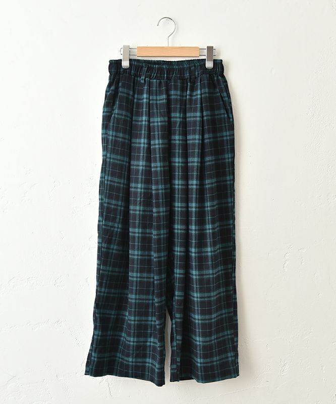 hagumu｜チェックイージータックパンツ [[95269081]][C]