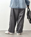 and quarter｜サイドラインワイドパンツ [[MA-600815]][C]