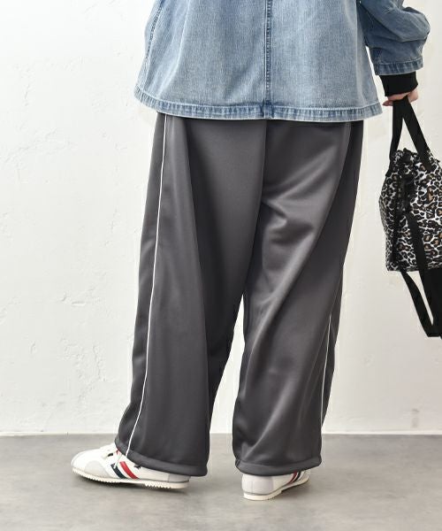 and quarter｜サイドラインワイドパンツ [[MA-600815]][C]