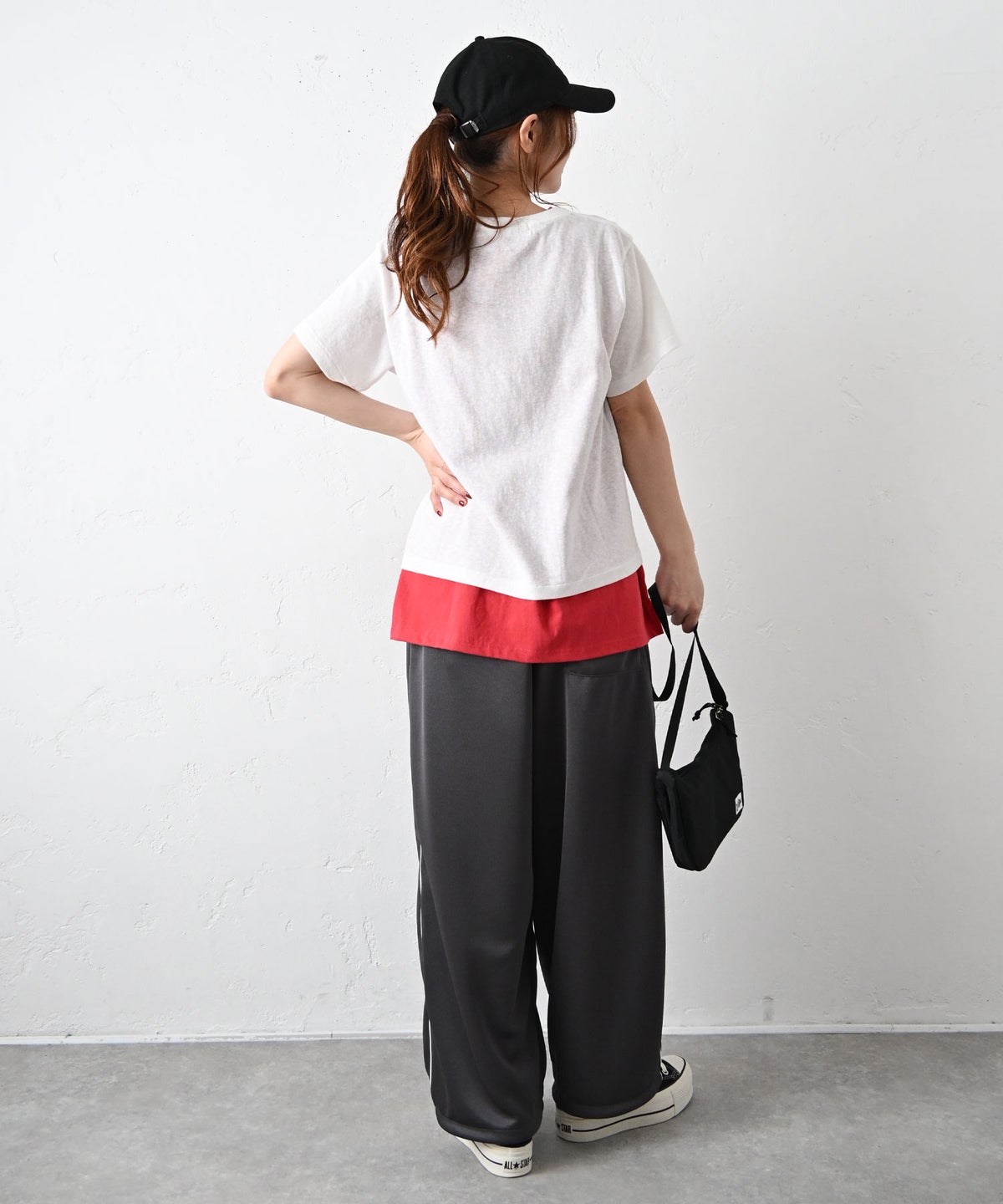 and quarter｜サイドラインワイドパンツ [[MA-600815]][C]